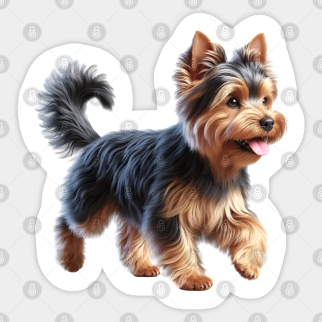 Australian Terrier Sticker by millersye